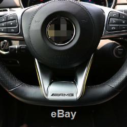 For Mercedes Benz W117 W213 W218 W205 AMG Style Steering Wheel Low Cover Trim