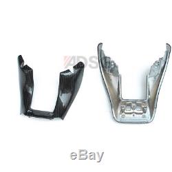 For Mercedes Benz W176 A45 W205 C63 W213 Carbon Fiber Steering Wheel Cover Trim