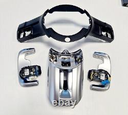For Mercedes Benz W213 W290 W232 W223 AMG Steering Wheel Paddles+Cover Upgrade