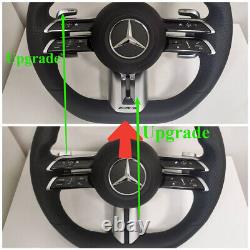 For Mercedes Benz W213 W290 W232 W223 AMG Steering Wheel Paddles+Cover Upgrade
