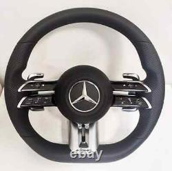 For Mercedes Benz W213 W290 W232 W223 AMG Steering Wheel Paddles+Cover Upgrade