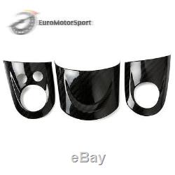 For Mini Cooper R55/R56/R57 Carbon Fiber Steering Wheel Cover Set