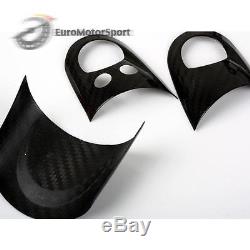 For Mini Cooper R55/R56/R57 Carbon Fiber Steering Wheel Cover Set