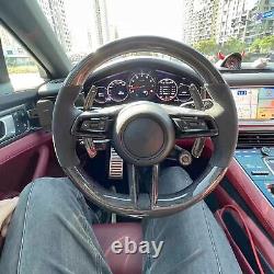For Porsche 911 992 2020-2023 Dry Carbon Steering Wheel Cover Interior Cover