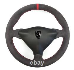 For Porsche 911 996 Carrera Boxster S 986 1998-04 Suede Steering Wheel Cover