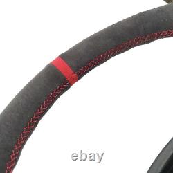 For Porsche 911 996 Carrera Boxster S 986 1998-04 Suede Steering Wheel Cover