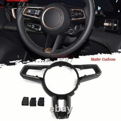 For Porsche Panamera 911 992 GT3 GTS 2022-24 Carbon Steering Wheel Button Cover