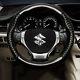 For Suzuki Vitara 2016-2017 ABS Carbon fiber steering wheel cover trim 1pcs