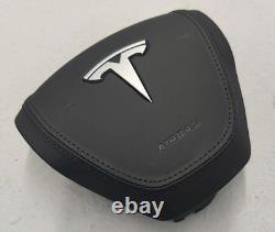 For Tesla Model 3 2017-23 Steering wheel Cover Modified Refit Custom Leather Fur