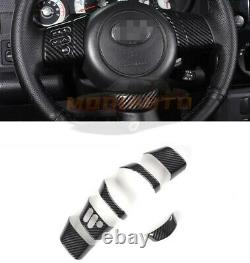 For Toyota FJ Cruiser 07-2014 Carbon fiber ABS Interior Steering wheel cover6