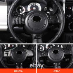 For Toyota FJ Cruiser 2007-2014 Steering Wheel Panel Sticker Cover Molding 7pcs