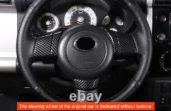 For Toyota FJ Cruiser 2007-2014 Steering Wheel Panel Sticker Cover Molding 7pcs