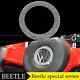 For VW Volkswagen Beetle Steering Wheel Bling Car Logo Decoration Ring Cover