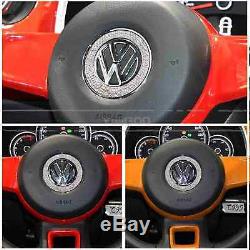 For VW Volkswagen Beetle Steering Wheel Bling Car Logo Decoration Ring Cover