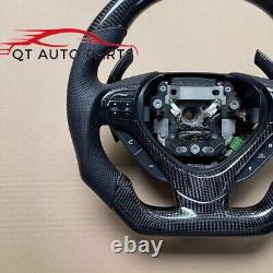 For fit Honda acura TSX 2009-2014 Real Carbon Fiber Sports Steering Wheel