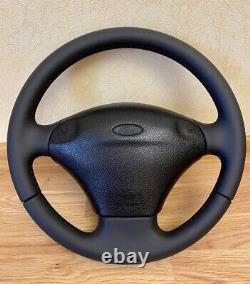 Ford Escort MK5 Steering Wheel Cosworth RS Genuine Soft Leather