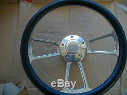 Forever Sharp 14 Polished Billet Aluminum Steering Wheel For 1969-94 Chevy Gm