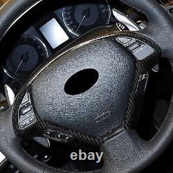 Forged Carbon Fiber For Infiniti G25 G37 Q40 Replacement Steering Wheel Cover