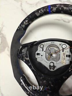 Forged Carbon Fiber Steering wheel+Cover For BMW 1/3Se E90 E91 E92 E93 M3 328i
