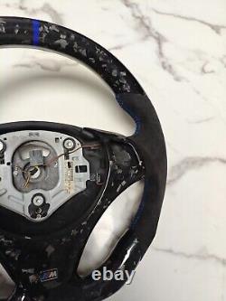 Forged Carbon Fiber Steering wheel+Cover For BMW 1/3Se E90 E91 E92 E93 M3 328i
