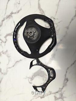 Forged Carbon Fiber Steering wheel+Cover For BMW 1/3Se E90 E91 E92 E93 M3 328i