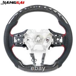 Forged Real Carbon Fiber LED Steering Wheel for Infiniti Q50 Q60 LED Performance