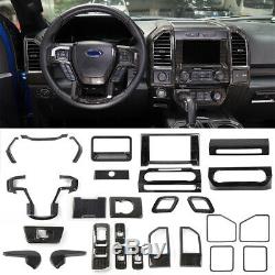 Full Cover Kit Interior Decor Trim for Ford F150 2015-2019 Center Console Panel