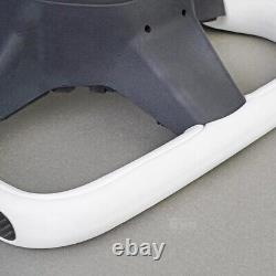 Full leather white Carbon fiber patch Tesla yoke steering wheel for new Model Y