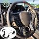 Genuine Carbon Fiber Steering Wheel Cover Panel Trim for Ford 2018-2020 F150