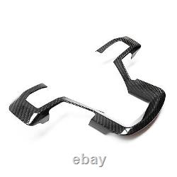 Genuine Carbon Fiber Steering Wheel Cover Panel Trim for Ford 2018-2020 F150