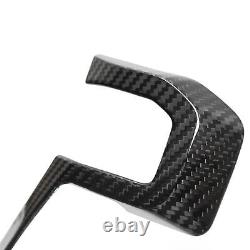 Genuine Carbon Fiber Steering Wheel Cover Panel Trim for Ford 2018-2020 F150