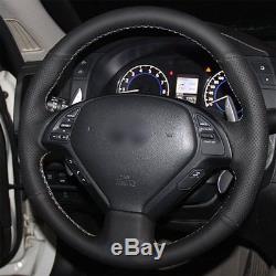 Genuine Leather Steering Wheel Cover for Infiniti G37/ Infiniti G35/ infiniti G