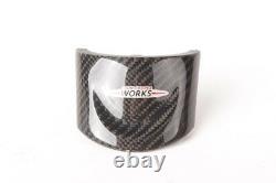 Genuine NEW MINI JCW Steering Wheel Middle Carbon Trim Cover 32302147228