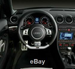 Genuine OEM Audi RS4 B7 flat steering wheel trim switches 8E0419689. Ref 19B2
