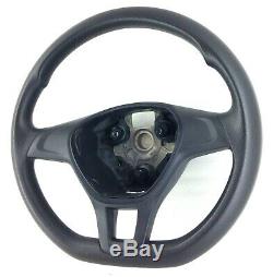 Genuine OEM VW Caddy flat bottom steering wheel. 6C041909181U. SUPERB! 2A