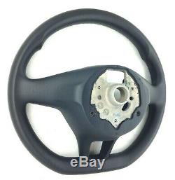 Genuine OEM VW Caddy flat bottom steering wheel. 6C041909181U. SUPERB! 2A