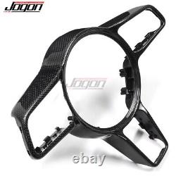 Gloss Carbon Steering Wheel Cover For Porsche 718 Cayman GT4 GTS RS Coupe 2016+