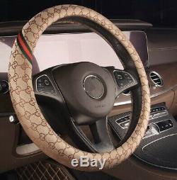 Gucci Steering Wheel Cover (Fit for mostly cars) 14.5 15