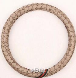 Gucci Steering Wheel Cover (Fit for mostly cars) 14.5 15