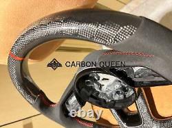 HONEYCOMB CARBON FIBER Steering Wheel FOR AUDI A3A4/RS3RS5 17-21YEARS