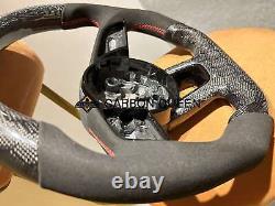 HONEYCOMB CARBON FIBER Steering Wheel FOR AUDI A3A4/RS3RS5 17-21YEARS