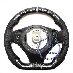 HONEYCOMB CARBON FIBER Steering Wheel FOR BMW E90E92E82E87m3 BLACK LEATHER
