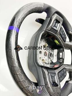 HONEYCOMB CARBON FIBER Steering Wheel FOR FORD F150 F250 F350 Raptor Withheated