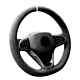 Hand Sewn Alcantara Car Steering Wheel Cover For Volkswagen Jetta Tiguan Sharan