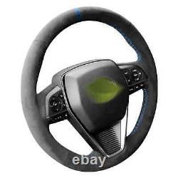 Hand Stitch Alcantara Car Steering Wheel Cover For Toyota Corolla /Avalon/Venza