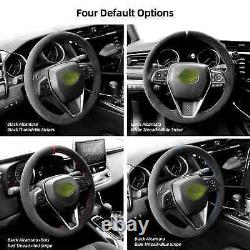 Hand Stitch Alcantara Car Steering Wheel Cover For Toyota Corolla /Avalon/Venza