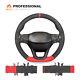 Hand Stitch Alcantara Car Steering Wheel Cover for Seat Cupra Leon 2020-2021