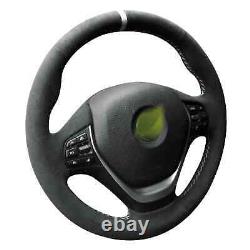 Hand Stitch Alcantara Steering Wheel Cover For BMW M SPORT F20 F21 F22 F23 F30