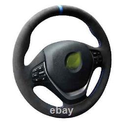 Hand Stitch Alcantara Steering Wheel Cover For BMW M SPORT F20 F21 F33 F34 F36