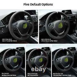 Hand Stitch Alcantara Steering Wheel Cover For BMW M SPORT F20 F21 F33 F34 F36